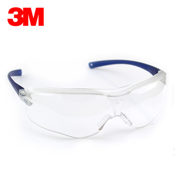 3M 中国款 流线型防护眼镜 户内/户外镜面反光镜片 防刮擦 骑行