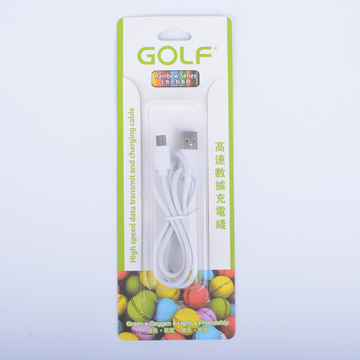 GOLF/高尔夫安坐数据线三星小米华为USB通用充电传输数据线加长版