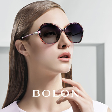 BOLON暴龙太阳镜 女2015新品 高清偏光复古墨镜BL2519