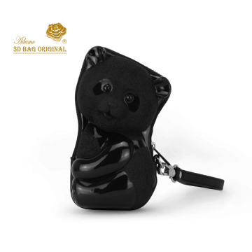 香港Adamo 3D Bag Original 嘉嘉熊猫手带包手拿手拎零钱包化妆